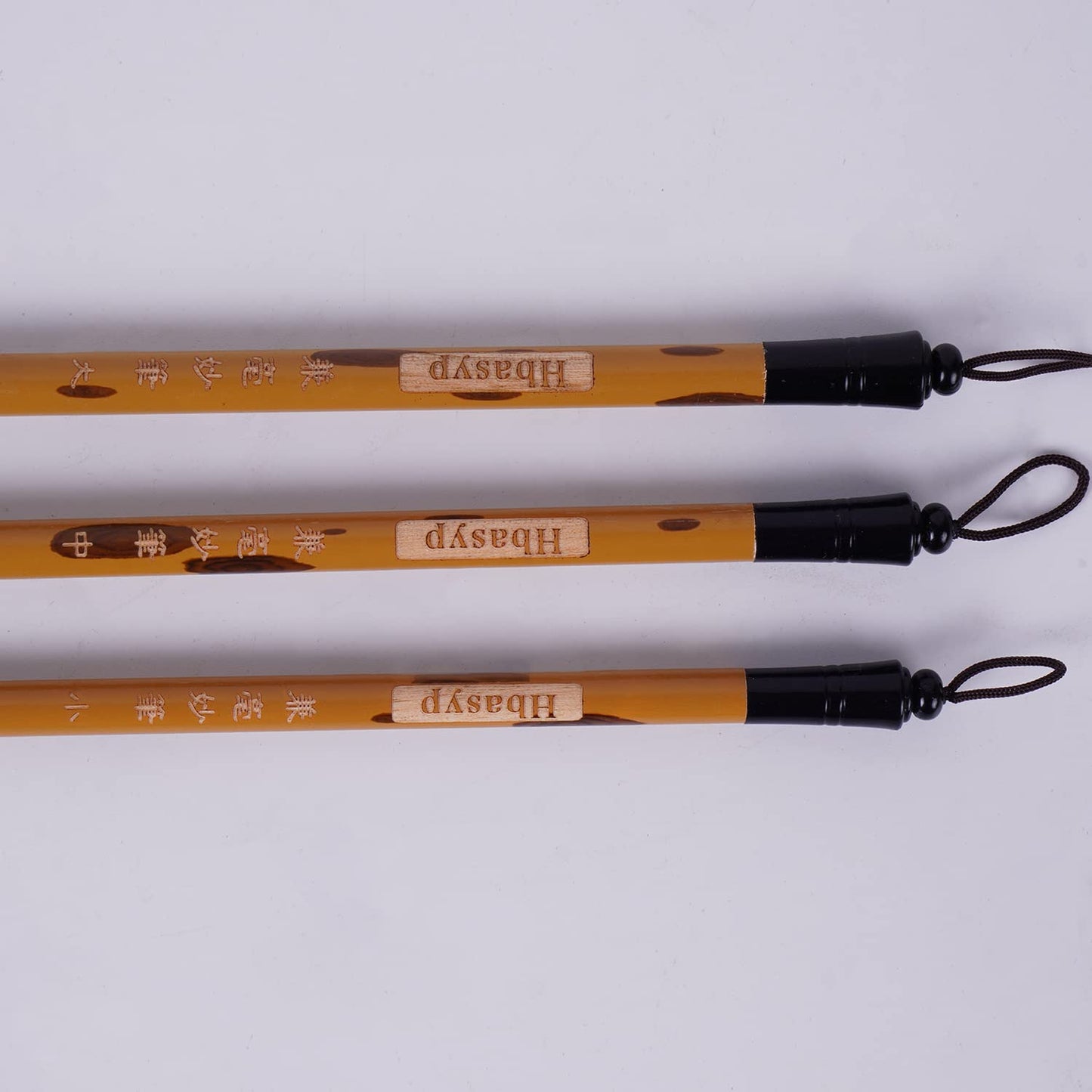 Hbasyp Chinese Traditional Calligraphy Brush/Chinese Calligraphy Watercolor Sumi Drawing Brush Wool/Painting Sumi Set((L + M + S))