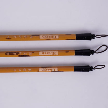 Hbasyp Chinese Traditional Calligraphy Brush/Chinese Calligraphy Watercolor Sumi Drawing Brush Wool/Painting Sumi Set((L + M + S))