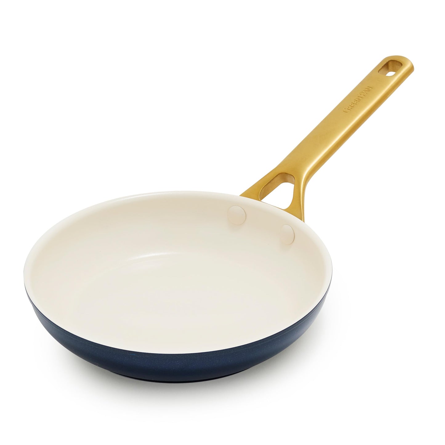 GreenPan Nonstick Reserve Pro 8" Frying Pan, NSF Certified Ceramic, Hard Anodized PFAS-Free Skillet, Stainless Steel Handles, Oven & Dishwasher Safe, Twilight Blue