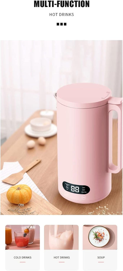 Mini Electric Soybean Milk Maker, Automatic Soy Milk Machine, Fruit Juicer, Food Blender, 110V, 350ml