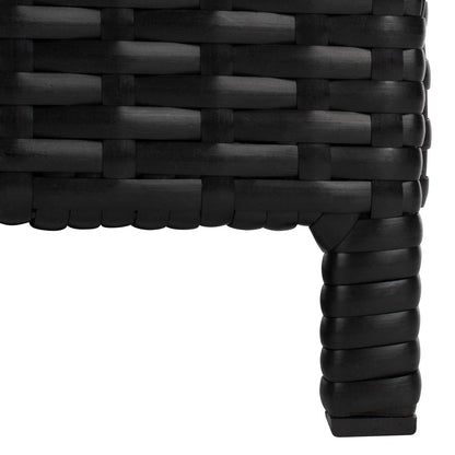 Safavieh PAT7500A Outdoor Collection Cadeo Black and White Cushion Daybed