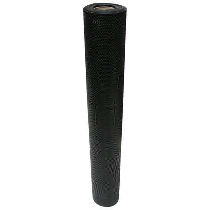 Rubber-Cal 03-W246-BK-25 S-Grip PVC Runner - 3/16” x 4' x 25' - Black