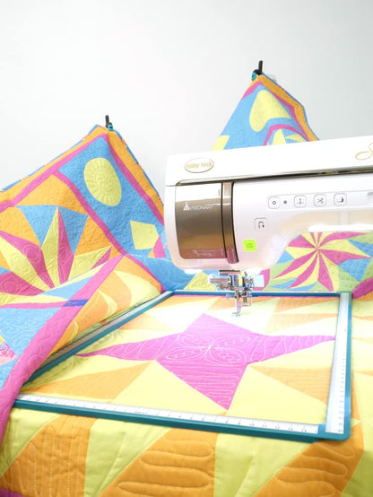 Weightless Quilter Frame for Machine Embroidery Quilting