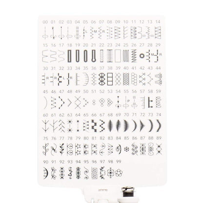 Janome JW8100 Fully-Featured Computerized Sewing Machine with 100 Stitches, 7 Buttonholes, Hard Cover, Extension Table and 22 Accessories