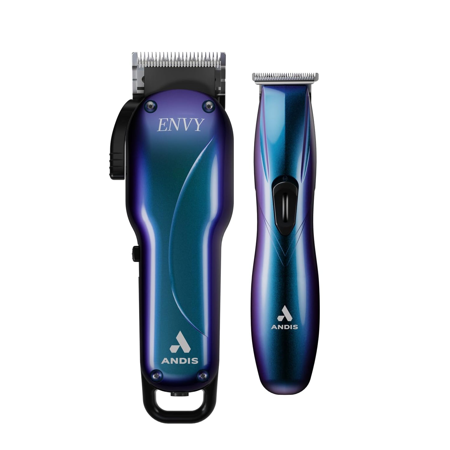 Andis 560974 Limited Edition Slimline Pro Cord/Cordless Beard Trimmer, Lithium Ion T-Blade Trimmer, Close Cutting T-Blade Zero Gapped, Galaxy