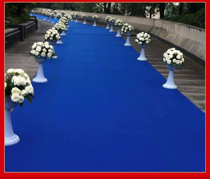 Aisle Runners Wedding Royal Blue Aisle Runner Carpet Rugs for Ceremony Party and Events Decoration 2ft x 15ft