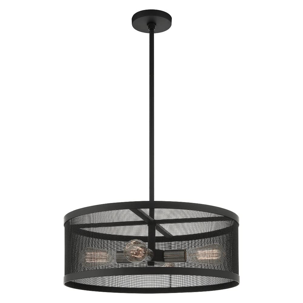 Livex Lighting 4 Light Brushed Nickel Chandelier