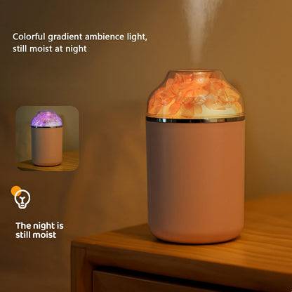 Colorful Mini Humidifier, USB Desktop Humidifier for Car, Office, Bedroom, Auto Shut Off, 2 Mist Modes - Sakura