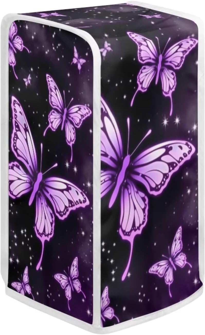 Electric Can Opener Dust Cover - Butterfly Decorative Kitchen Appliance Cover, Machine Washable for Home Use