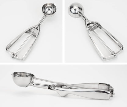 Solula Professional 18/8 Stainless Steel Medium Cookie Scoop, Size 40