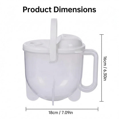 Lupnkl Food Strainers Rice Washing Bowl with Top Drainer Microporous Small Colander, ideal rice washer strainer, rinser, drainer, perfect for washing rice, multigrain, beans & small grain food.