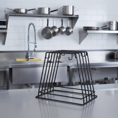 TrueCraftware- 24" x 18" x 1/2" Heavy Duty Wire Frame Cutting Board Rack (Fits) 6 Boards and 6 Brushes Cutting Board- Storage Cutting Board Rack Chopping Board Organizer Stand Holder Kitchen