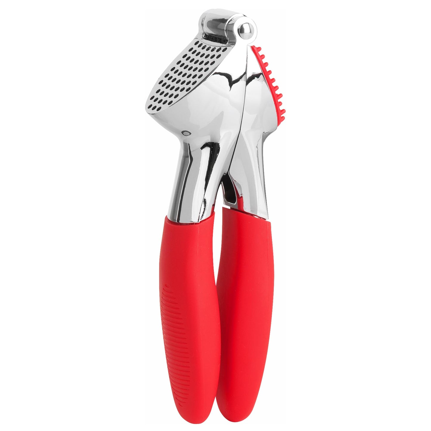 Trudeau Garlic Press - Effortless Garlic Crusher with Built-In Cleaning Aid, Large Garlic Chamber, Comfortable Ergonomic Handle, BPA-Free & Dishwasher-Safe - Quick and Easy Meal Preparation