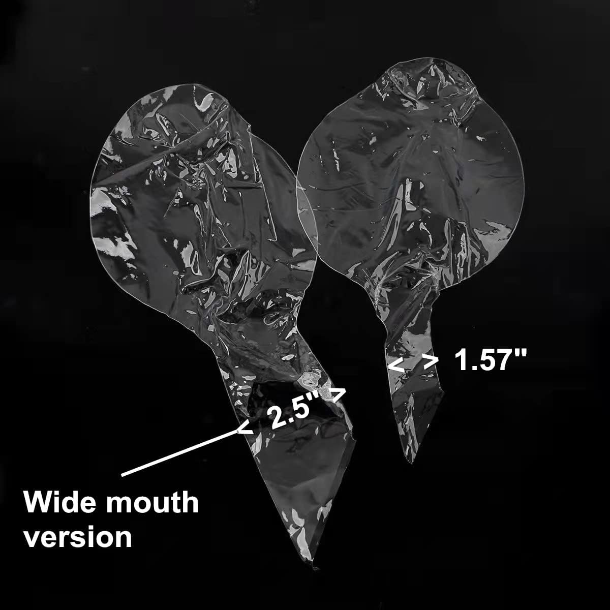 Clear Balloons for Stuffing, 15 Pack Wide Neck Pre Stretched Fillable BoBo Balloons