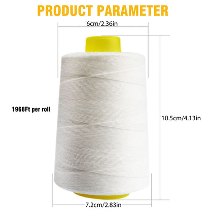 Prepare 10pcs Needles & 6 Spools of Thread for GS8-015 Bag Closing Machine
