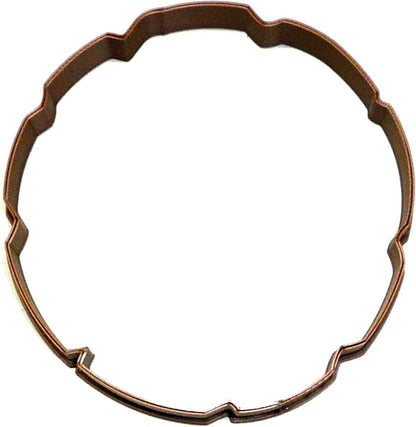 TREE LOG OUTLINE BARK WOOD GRAIN SLICE STUMP COOKIE CUTTER MADE IN USA PR2564