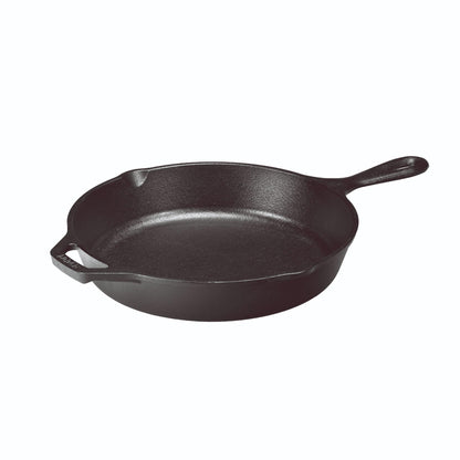 Lodge Seasoned Cast Iron Skillet - PFAS-Free, Non-Toxic Cookware - Use with an Oven, Stove, Grill, or Campfire - Naturally Non-Stick & Oven Safe - 10.25 Inches