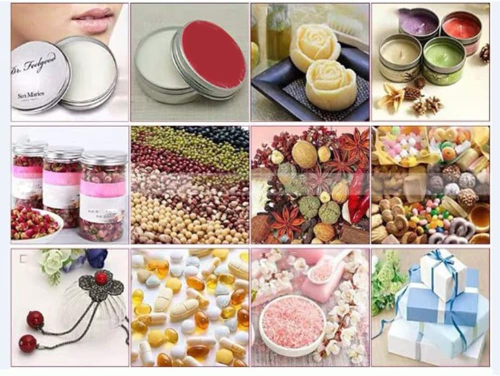 Othmro 24pcs Metal Round Tins - 0.5oz/15ml Aluminum Containers with Screw Lid for Salve, Spices, Lip Balm, Gold