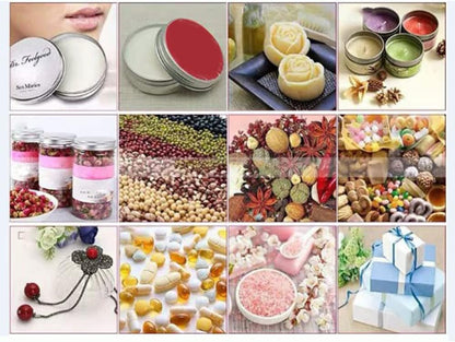 Othmro 24pcs Metal Round Tins - 0.5oz/15ml Aluminum Containers with Screw Lid for Salve, Spices, Lip Balm, Gold