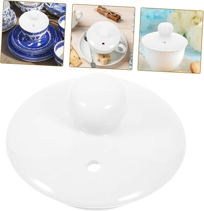 PRETYZOOM Tea Cup Lid Replacement for Tea Kettle, Retro Teacup Cover