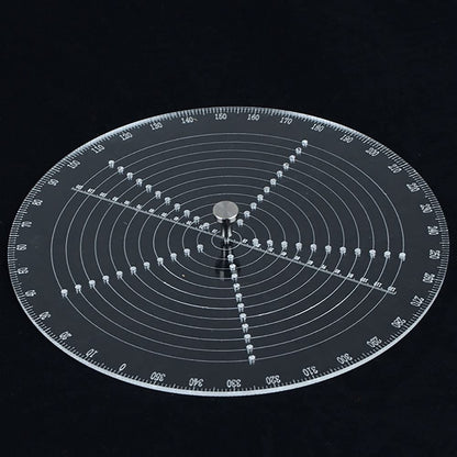 8" Round Center Finder Compass Drawing Maker, Wood Turning Lathe Tools Accessories Woodworking Circle Tool