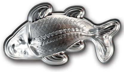 3D Aluminum Alloy Fish-Shaped Cake Mold, Fondant Cake Decoration Bakeware for Carp Cake
