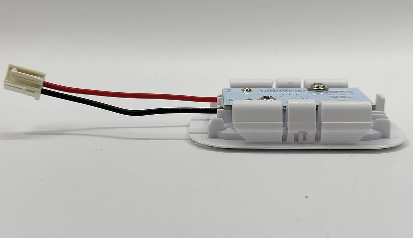 W10695459 Refrigerator LED Light Board Replacement Includes Splice Connectors
