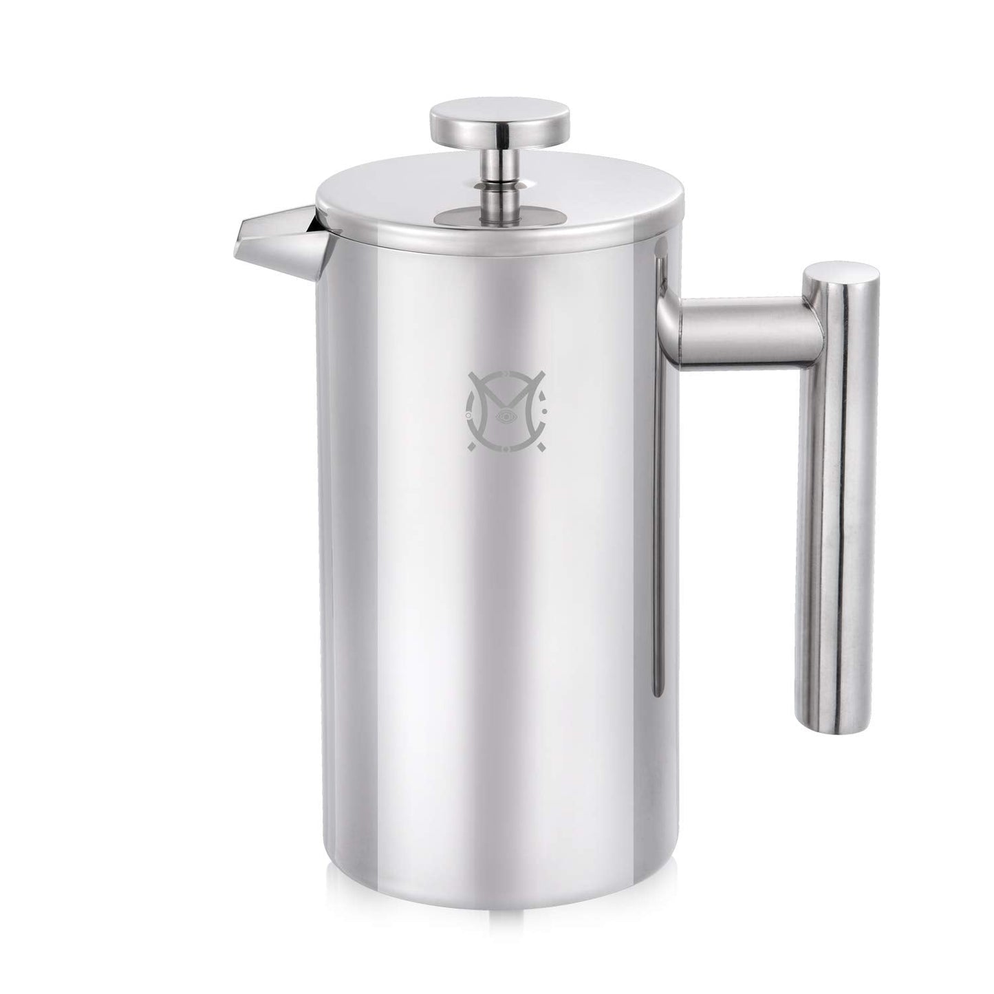 MAGICAFÉ French Press Coffee Maker – 2 Cups Small Stainless Steel Coffee Maker Double Walled French Press 750ML/24OZ