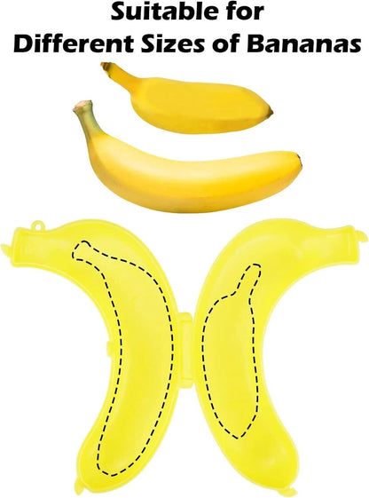 HywkingGrt 3pcs Banana Holder Case, Banana Keeper BPA-Free Outdoor Travel Case, Banana Container Outdoor Travel, Fruit Cover for Picnic, Hiking