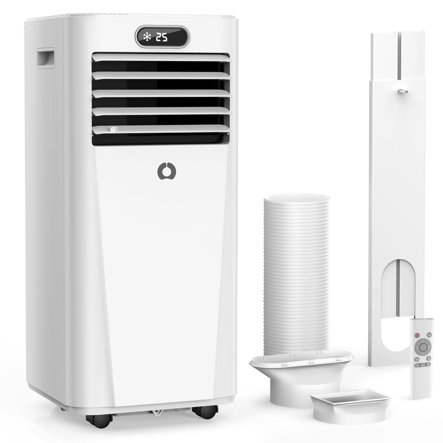 Portable Air Conditioners,10,000 BTU 3-in-1 Portable AC unit for Rooms up to 450 Sq. Ft, Featuring 24H Timer, Smart Sleep Mode, Window Kits Included, Perfect for Bedrooms, Kitchens, and Apartments