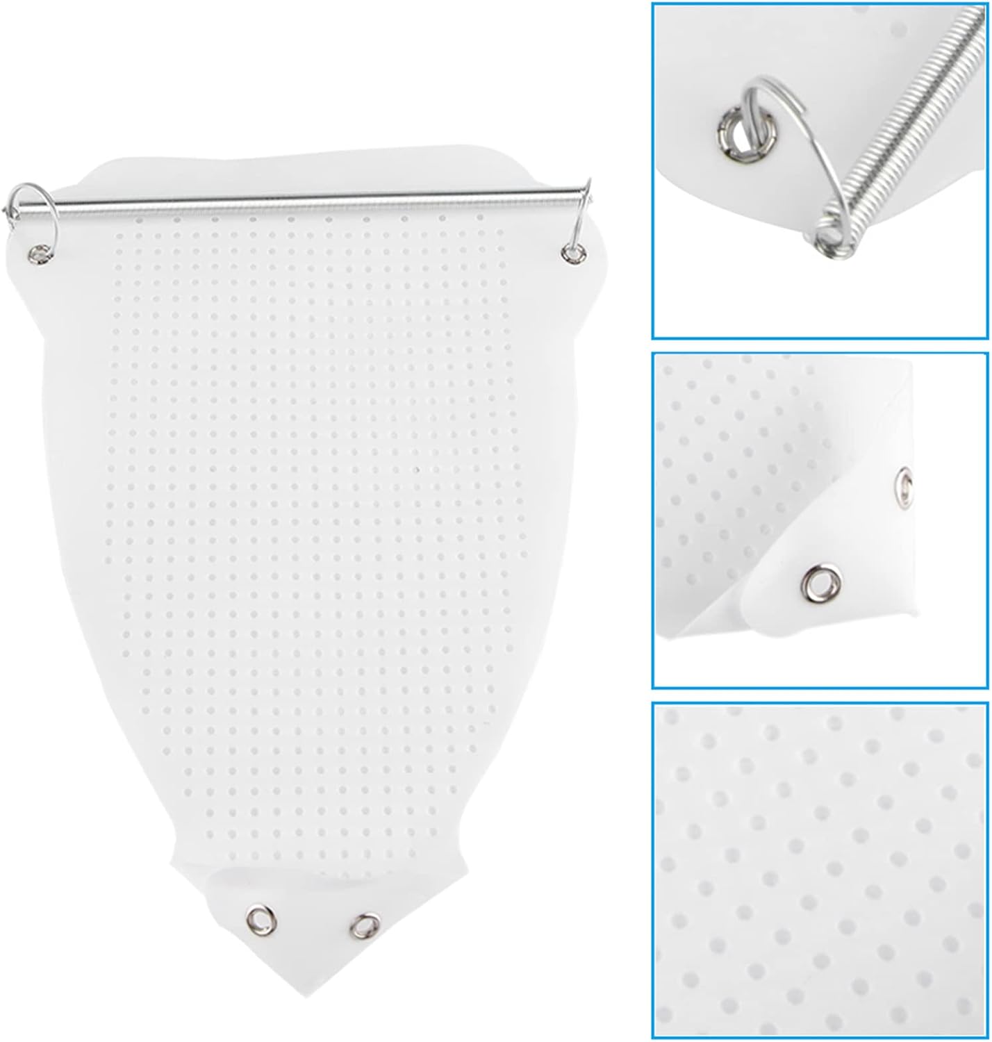 Zerodis Non Stick Iron Shoe Cover, Easy to Use Iron Plate Protector, Prevents Burn Cover for Electric Iron Clothes