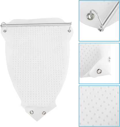 Zerodis Non Stick Iron Shoe Cover, Easy to Use Iron Plate Protector, Prevents Burn Cover for Electric Iron Clothes