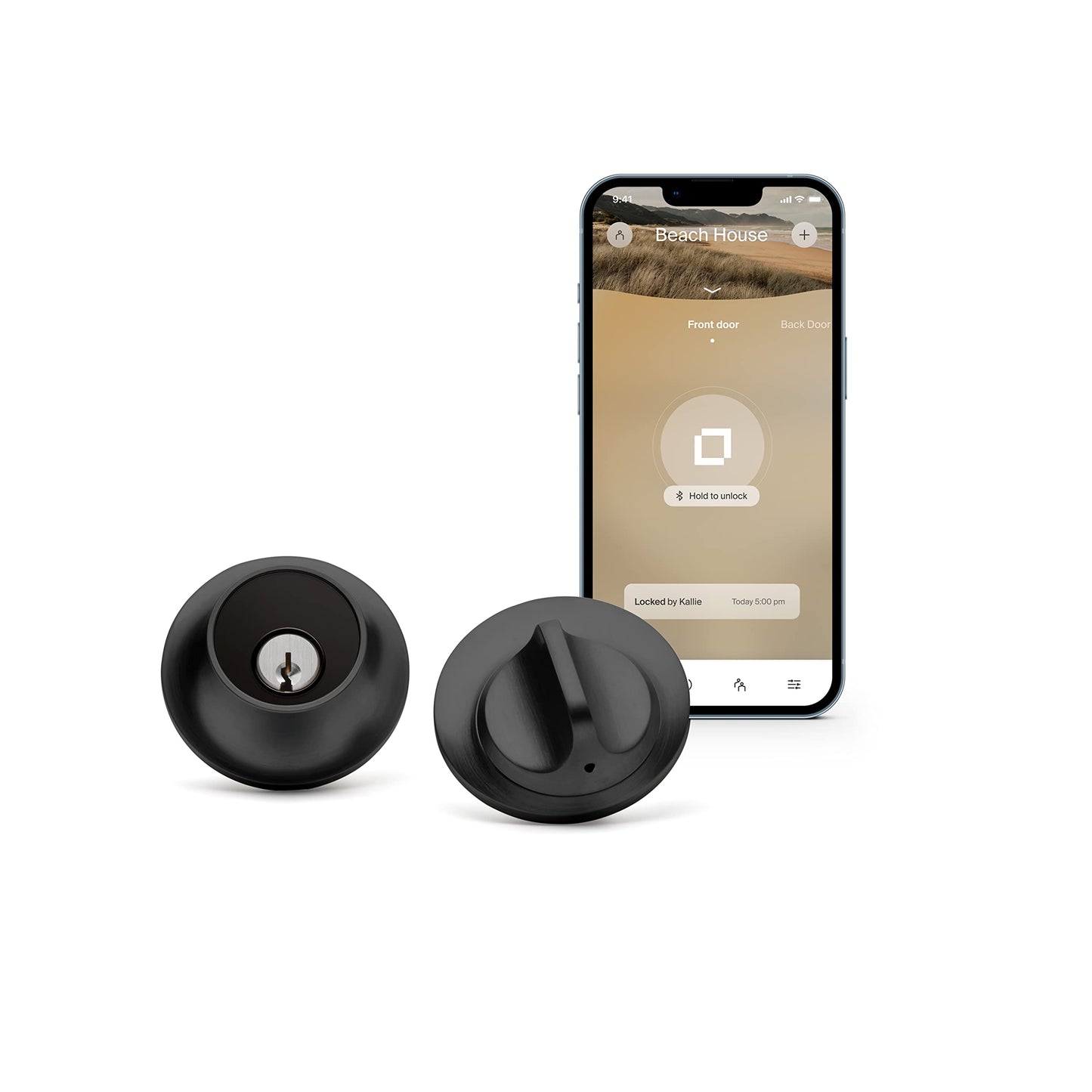 Level Bolt Smart Deadbolt - Make Your Lock Smart & Keep Your Existing Hardware and Keys - Keyless Entry via Level App (iOS & Android) - Works with Apple Home