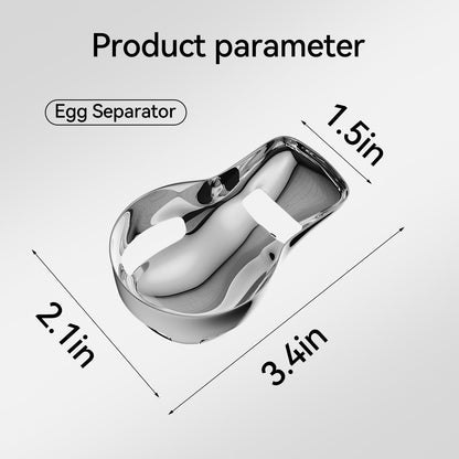 Sretanj Egg Yolk Separator，Egg Separator for Raw Eggs,Food Grade Stainless Steel Egg Yolk White Separator, Kitchen Baking Gadgets