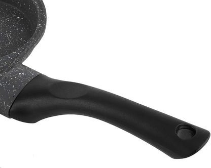GLOGLOW Frying Pan, 14.4x7.7x1.0In Non-Stick Aluminum 4-Hole Pancake Omelet Maker, Practical Kitchen Utensil