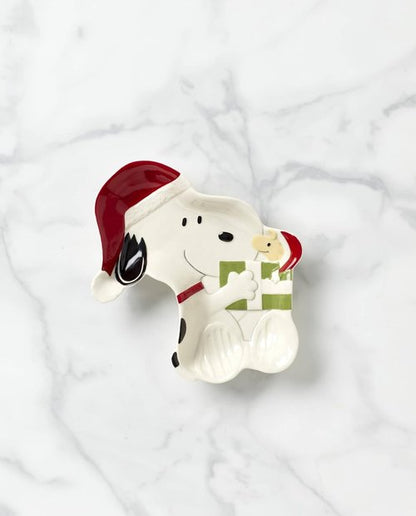 Lenox Snoopy Christmas Candy Dish - Festive Holiday Decor for Entertaining | Perfect Gift
