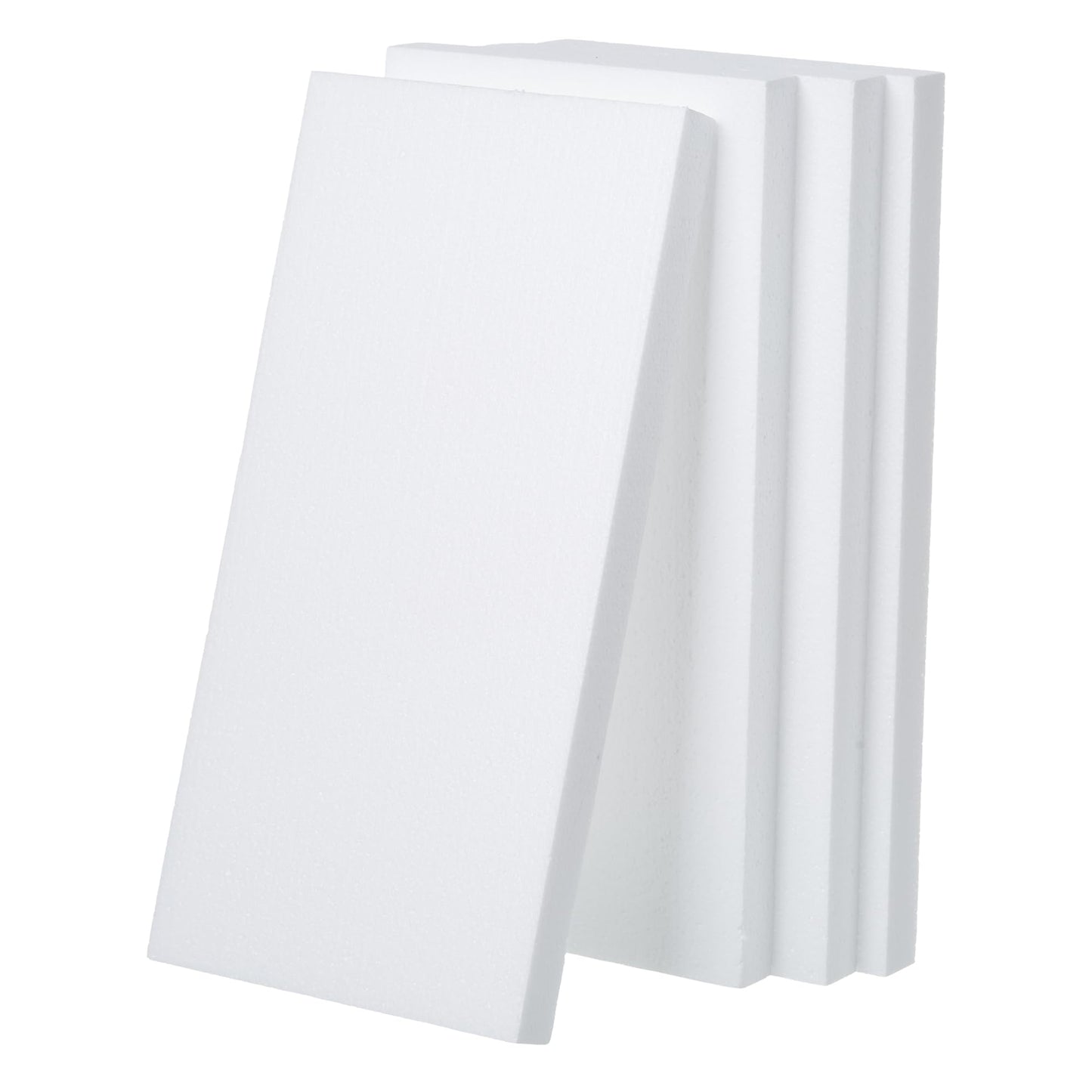 Crafare 4 Pack Craft Foam Blocks 14X7X1in Polystyrene Brick Rectangle for Arts School Projects Sculptures Floral Arrangements Modeling and Centerpieces