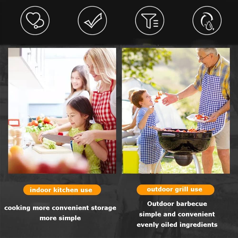 Barbecue Oil Sprayer, Stainless Steel Portable Barbecue Oil Sprayer for Kitchen Outdoor BBQ Cooking Tool, Portable and