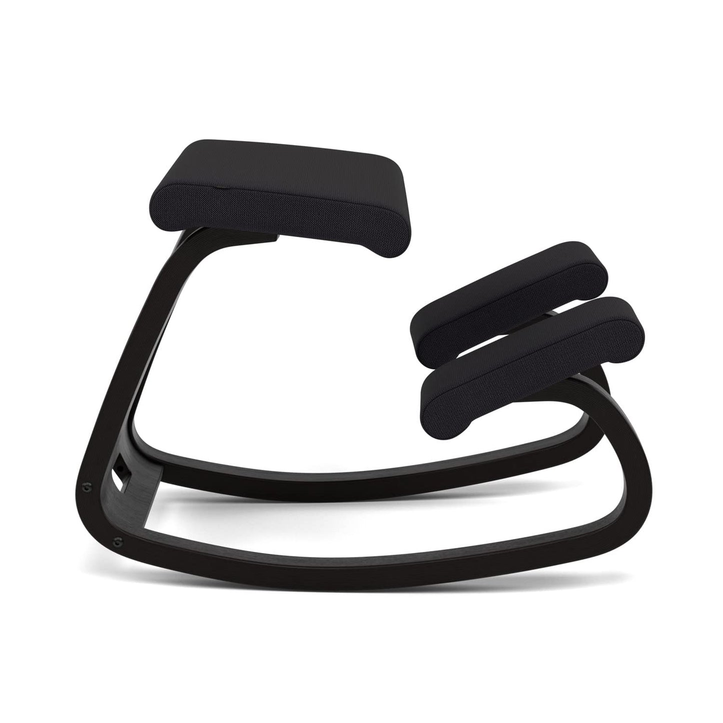 Varier Variable Black/Black Ergonomic Office Kneeling Chair for Desk – Back Pain Relief, Rocking Seat for Home, Study & Posture Support – 10 Year Manufacturer Warranty