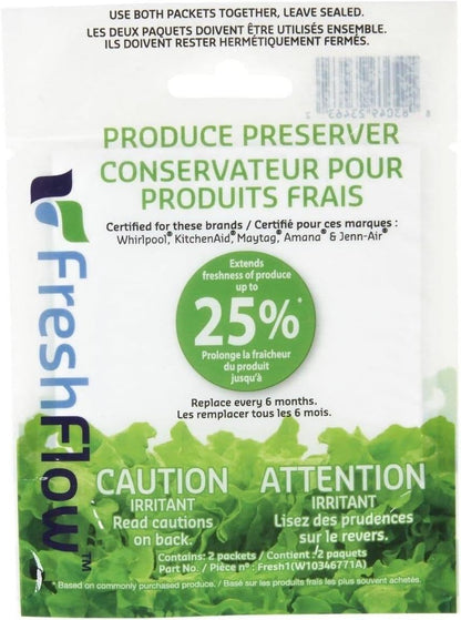 Refrigerator Air Filter Cartridge W10311524 W10346771A Produce Preserver Replacement Filter