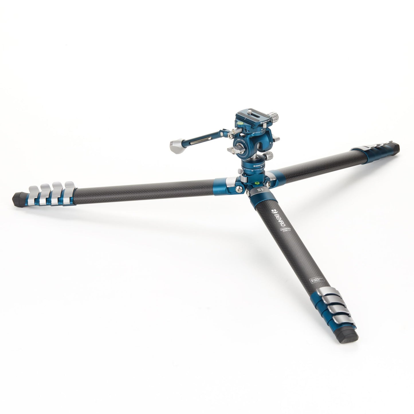 Benro CyanBird Pro Carbon Fiber Lightweight Tripod Kit for Birding & Wildlife for Scopes, Binoculars & Photography, Ball Head, Adjustable Legs, Arca-Swiss Plate, Flip Locks, 60" Max Ht, 9.9lb Payload