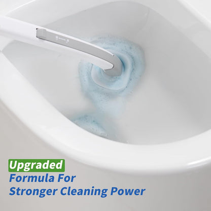 28 Count oshang Toilet Brush Refills, Toilet Refill Pads, Disposable Toilet Brush Heads for Bathroom Cleaning