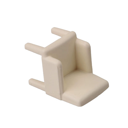 BQLZR Beige 1:50 Doll House Miniature Furniture Sofa Chair for Living Room Pack of 20 1.4x1.4x2cm