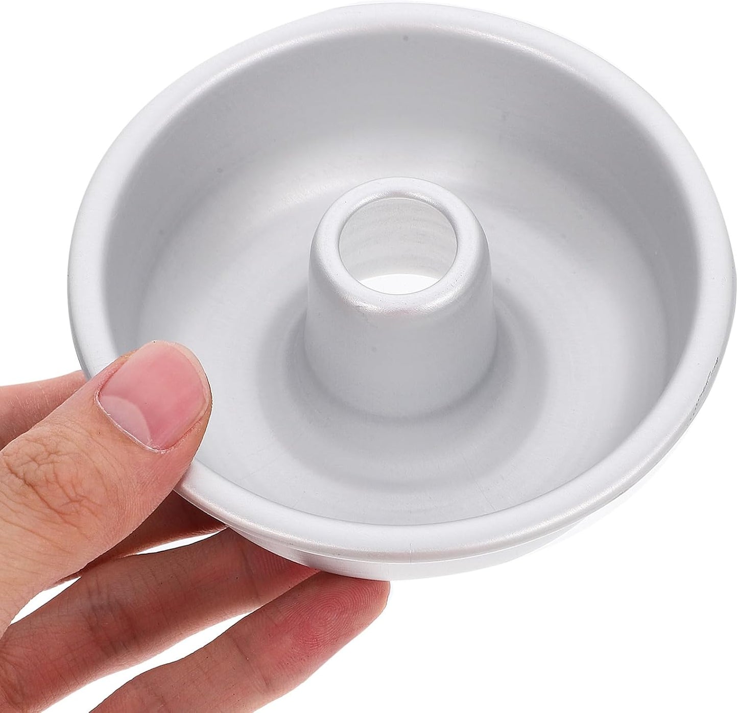 Luxshiny Angel Food Cake Pan, Pound Tube Pan, Non-stick Baking Tin, Cake Mold for Chiffon Cake, Bakeware 9.4CM