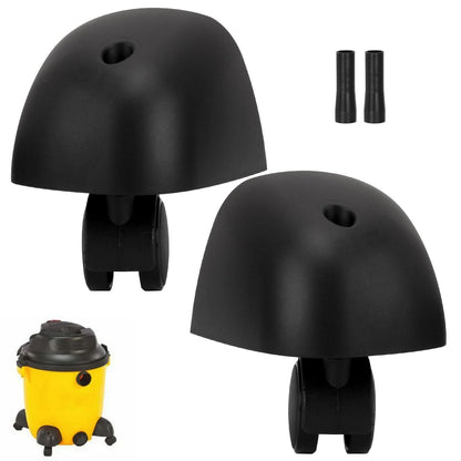 Heavy Duty Caster Wheels & Foot Replacement Kit for Shop Vac Vacuum Fits A & B Cleaner, Parts Replacement 8568000 8568010 8568011 8568009 Models, Provides Stability, Support