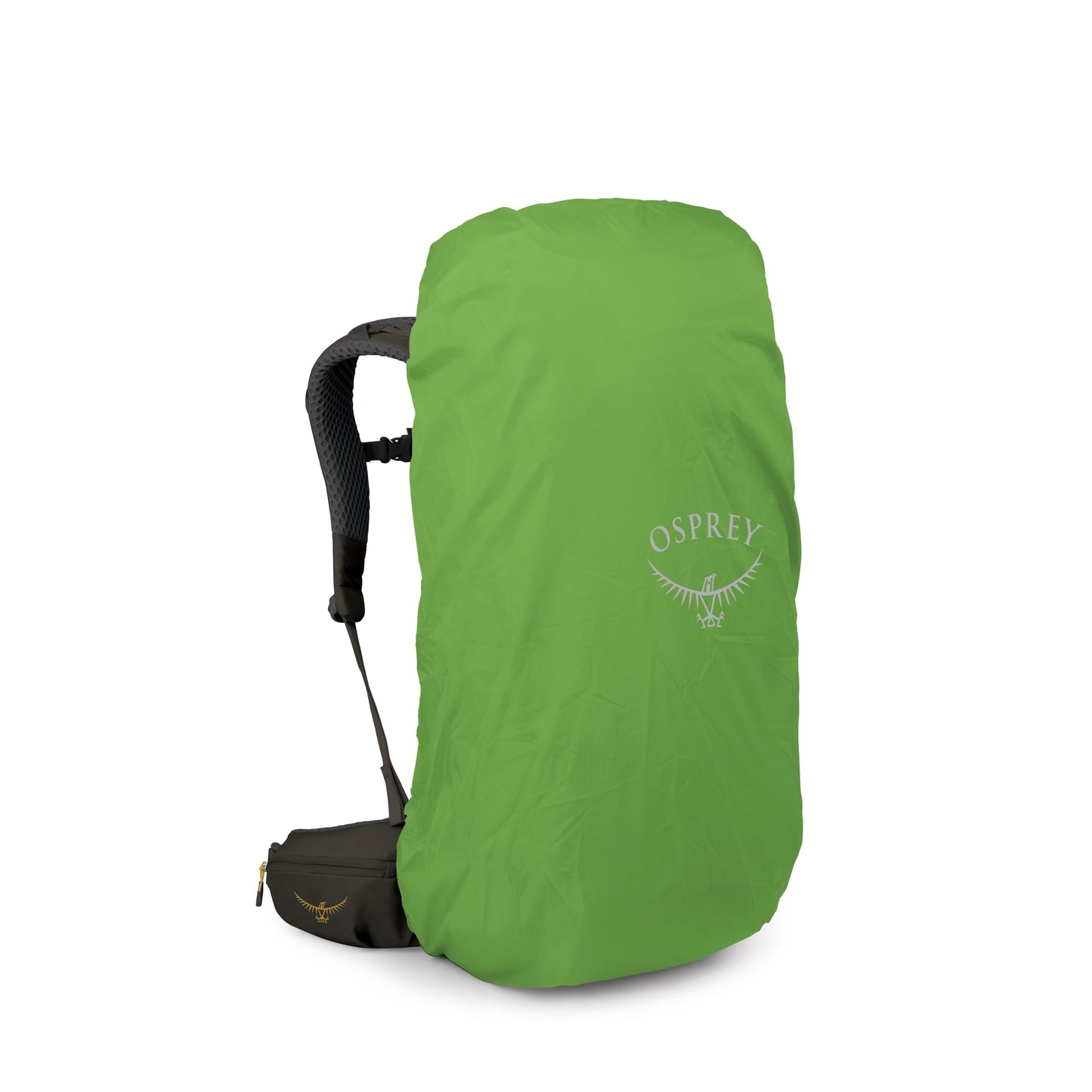 Osprey Kestrel LT 45L Men's Backpacking Backpack - Lightweight Hiking & Camping Bag with Waterproof Raincover, Moss Green