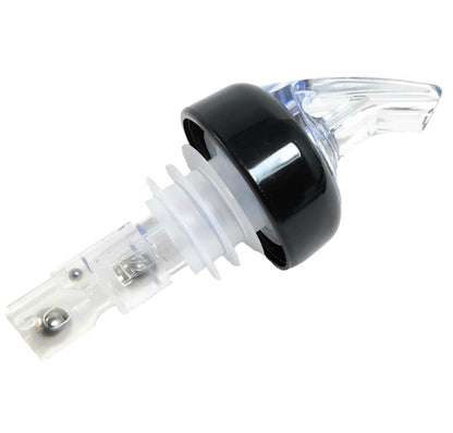 Measured Liquor Pourers - Large Cork For Oversized Bottles - Made 100% In The USA. Bar Spouts That Don't Leak - No Cracks, Just A Perfect Cocktail Pour Everytime. (Clear, 1.5oz (45ml) - 3 Pack)