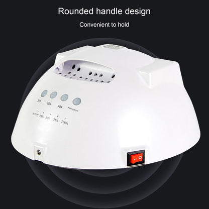 Yoidesu 66W LED Nail Lamp, Light for Gel Nails, 3 Timers Nail Lamp Professional Nail Light with Dual LED Light Source 51pcs Light Beads (US Plug 110‑230V)