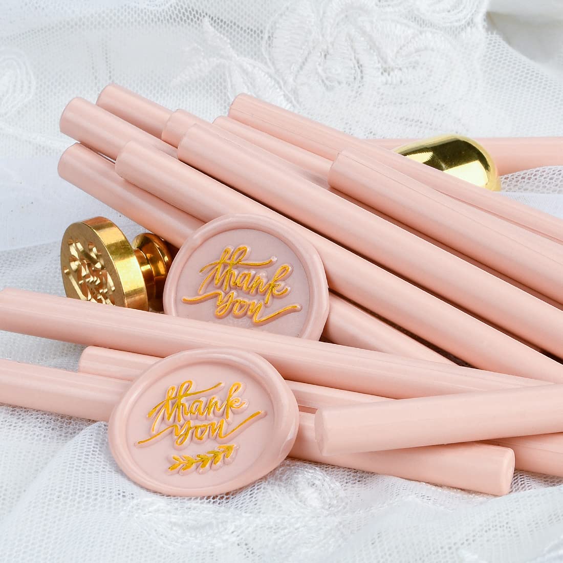 20W Hot Melt Glue Gun & Mini Sealing Wax Stick-Dirty Pink
