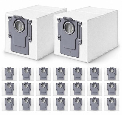 24 Pack Qrevo Dust Bags Replacement for Roborock QV 35A/Qrevo S5V/QV35S/Saros 10/10R/Z70/Qrevo/Q Revo/S/Qrevo Pro/Plus/MaxV/Master/Curv/Edge/S5X/Qrevo Edge S5A/S8 MaxV/S8 Max Ultra Robot Vacuum